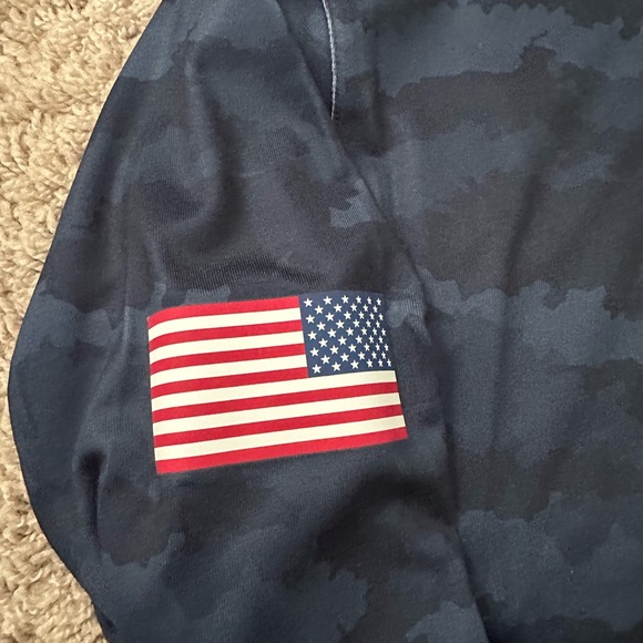 Puma Folds of Honor Blue Cammo pullover - Picture 4 of 9